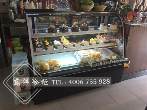 深圳法爵音樂(lè)面包店蛋糕展示柜/中島蛋糕柜工程案例